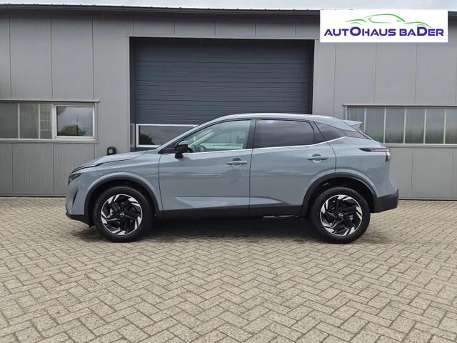 Nissan Qashqai 1.3 DIG-T MHEV 158 PS X-Tronic N-Connecta Teil-Leder PanoGlasdach Klimaautomatik Sitzheizung Lenkradheizung Navi ACC PDC v+h 360&deg;Kamera DAB Bluetooth Touchscreen Apple CarPlay Android Auto 18"LM 