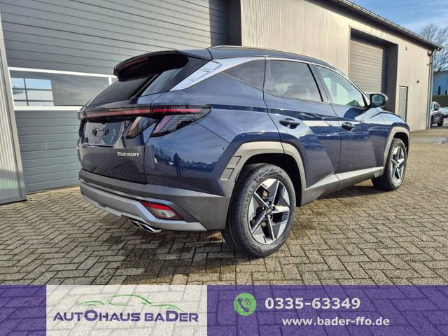 Hyundai TUCSON - Trend 1.6 T-GDI 150PS Automatik TZ 2026 Teil-Leder Sitzheizung v+h Lenkradheizung Klimaautomatik Navi Touchscreen DAB+ Apple CarPlay + Android Auto PDC R&uuml;ckf.-Kamera Matrix-LED-Scheinw.