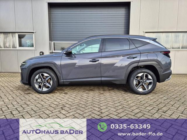 Hyundai TUCSON - Trend 1.6 T-GDI 150PS Automatik TZ 2026 Teil-Leder Sitzheizung v+h Lenkradheizung Klimaautomatik Navi Touchscreen DAB+ Apple CarPlay + Android Auto PDC R&uuml;ckf.-Kamera Matrix-LED-Scheinw.