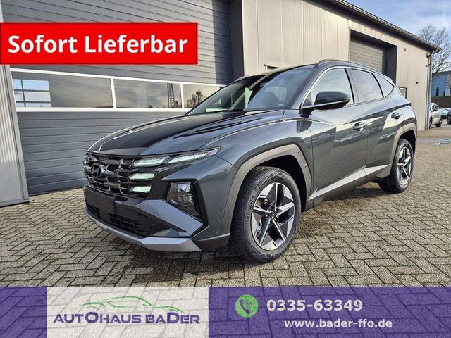 Hyundai TUCSON - Trend 1.6 T-GDI 150PS Automatik TZ 2026 Teil-Leder Sitzheizung v+h Lenkradheizung Klimaautomatik Navi Touchscreen DAB+ Apple CarPlay + Android Auto PDC R&uuml;ckf.-Kamera Matrix-LED-Scheinw.