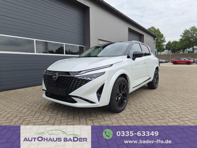 Nissan Qashqai - 1.3 DIG-T MHEV 158 PS X-Tronic N-Design Head-Up Display Teil-Leder Klimaautomatik Sitzheizung Lenkradheizung Navi elektr. Heckklappe ACC PDC v+h 360&deg;Kamera DAB Bluetooth Touchscreen Apple CarPlay Android Auto 19"Zoll
