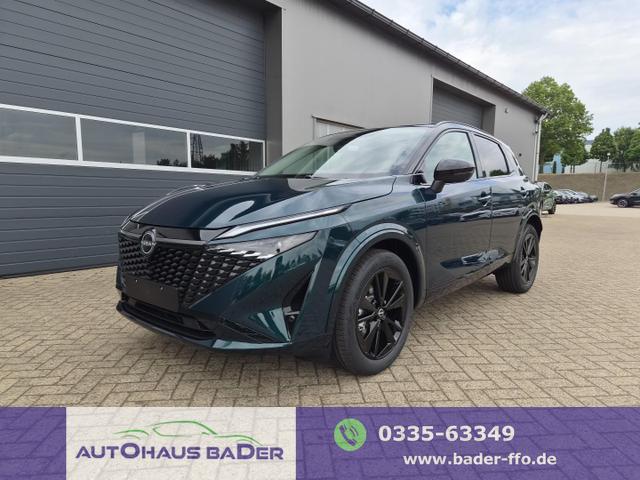 Nissan Qashqai - 1.3 DIG-T MHEV 158 PS X-Tronic N-Design PanoDach Teil-Leder Klimaautomatik Sitzheizung Lenkradheizung Navi ACC PDC v+h 360&deg;Kamera DAB Bluetooth Touchscreen Apple CarPlay Android Auto 19"Zoll
