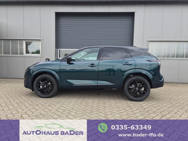 Nissan Qashqai - 1.3 DIG-T MHEV 158 PS X-Tronic N-Design Head-Up Display Teil-Leder Klimaautomatik Sitzheizung Lenkradheizung Navi elektr. Heckklappe ACC PDC v+h 360&deg;Kamera DAB Bluetooth Touchscreen Apple CarPlay Android Auto 19"Zoll