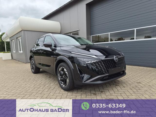 Nissan Qashqai - 1.3 DIG-T MHEV 158 PS X-Tronic N-Connecta Teil-Leder PanoGlasdach Klimaautomatik Sitzheizung Lenkradheizung Navi ACC PDC v+h 360&deg;Kamera DAB Bluetooth Touchscreen Apple CarPlay Android Auto 18"LM