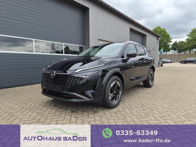 Nissan Qashqai - 1.3 DIG-T MHEV 158 PS X-Tronic N-Connecta Teil-Leder PanoGlasdach Klimaautomatik Sitzheizung Lenkradheizung Navi ACC PDC v+h 360&deg;Kamera DAB Bluetooth Touchscreen Apple CarPlay Android Auto 18"LM