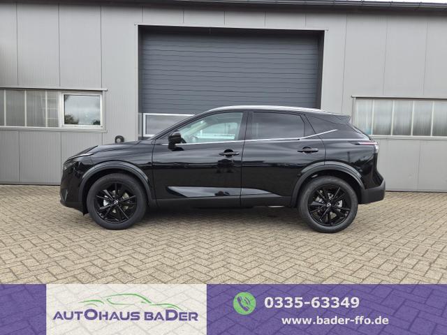 Nissan Qashqai - 1.3 DIG-T MHEV 158 PS X-Tronic Tekna Voll-Leder Klimaautomatik PanoGlasdach Sitzheizung Lenkradheizung Navi Head-Up Display elektr. Heckklappe ACC PDC v+h 360&deg;Kamera DAB Bluetooth Touchscreen Apple CarPlay Android Auto 19"LM