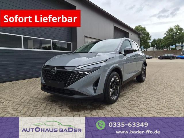 Nissan Qashqai - 1.3 DIG-T MHEV 158 PS X-Tronic N-Connecta Teil-Leder PanoGlasdach Klimaautomatik Sitzheizung Lenkradheizung Navi ACC PDC v+h 360&deg;Kamera DAB Bluetooth Touchscreen Apple CarPlay Android Auto 18"LM