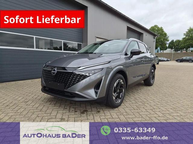 Nissan Qashqai - 1.3 DIG-T MHEV 158 PS X-Tronic N-Connecta Teil-Leder PanoGlasdach Klimaautomatik Sitzheizung Lenkradheizung Navi ACC PDC v+h 360&deg;Kamera DAB Bluetooth Touchscreen Apple CarPlay Android Auto 18"LM