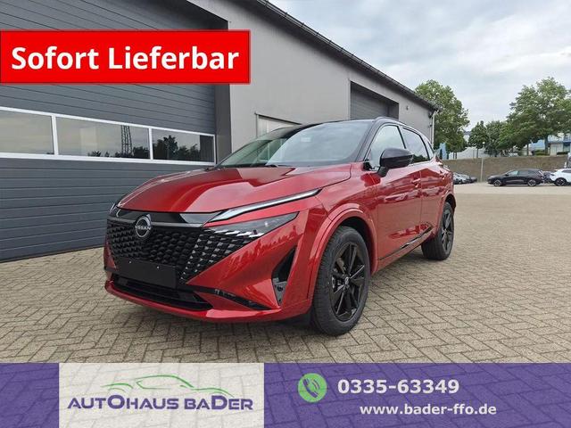 Nissan Qashqai - 1.3 DIG-T MHEV 158 PS X-Tronic N-Design Head-Up Display Teil-Leder Klimaautomatik Sitzheizung Lenkradheizung Navi elektr. Heckklappe ACC PDC v+h 360&deg;Kamera DAB Bluetooth Touchscreen Apple CarPlay Android Auto 19"Zoll