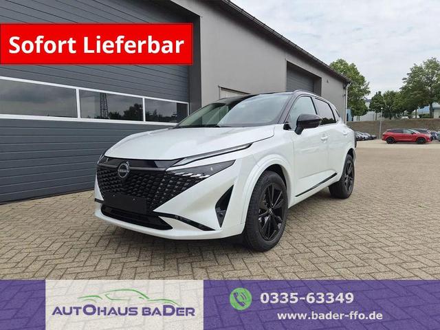Nissan Qashqai - 1.3 DIG-T MHEV 158 PS X-Tronic N-Design Head-Up Display Teil-Leder Klimaautomatik Sitzheizung Lenkradheizung Navi elektr. Heckklappe ACC PDC v+h 360&deg;Kamera DAB Bluetooth Touchscreen Apple CarPlay Android Auto 19"Zoll