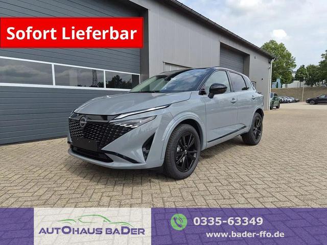 Nissan Qashqai - 1.3 DIG-T MHEV 158 PS X-Tronic N-Design PanoDach Teil-Leder Klimaautomatik Sitzheizung Lenkradheizung Navi ACC PDC v+h 360&deg;Kamera DAB Bluetooth Touchscreen Apple CarPlay Android Auto 19"Zoll
