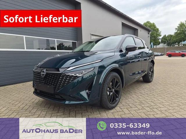 Nissan Qashqai - 1.3 DIG-T MHEV 158 PS X-Tronic N-Design PanoDach Teil-Leder Klimaautomatik Sitzheizung Lenkradheizung Navi ACC PDC v+h 360&deg;Kamera DAB Bluetooth Touchscreen Apple CarPlay Android Auto 19"Zoll