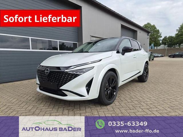 Nissan Qashqai - 1.3 DIG-T MHEV 158 PS X-Tronic N-Design PanoDach Teil-Leder Klimaautomatik Sitzheizung Lenkradheizung Navi ACC PDC v+h 360&deg;Kamera DAB Bluetooth Touchscreen Apple CarPlay Android Auto 19"Zoll