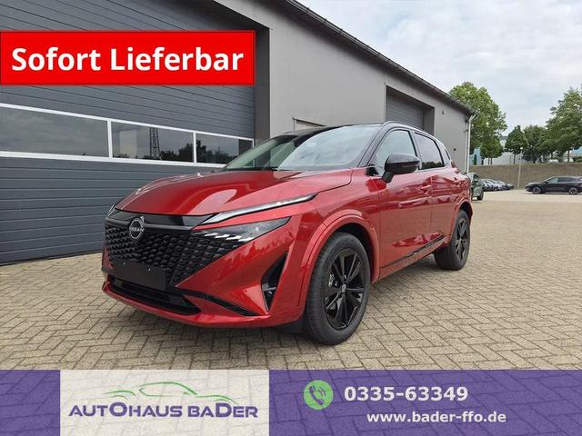 Nissan Qashqai - 1.3 DIG-T MHEV 158 PS X-Tronic N-Design PanoDach Teil-Leder Klimaautomatik Sitzheizung Lenkradheizung Navi ACC PDC v+h 360&deg;Kamera DAB Bluetooth Touchscreen Apple CarPlay Android Auto 19"Zoll