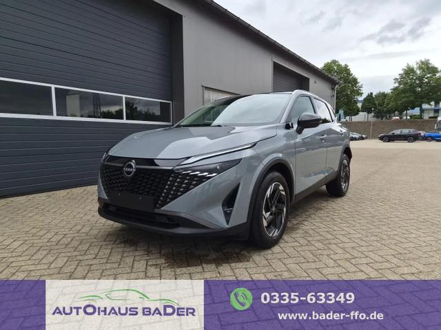 Nissan Qashqai - 1.3 DIG-T MHEV 158 PS X-Tronic N-Connecta Teil-Leder PanoGlasdach Klimaautomatik Sitzheizung Lenkradheizung Navi ACC PDC v+h 360&deg;Kamera DAB Bluetooth Touchscreen Apple CarPlay Android Auto 18"LM