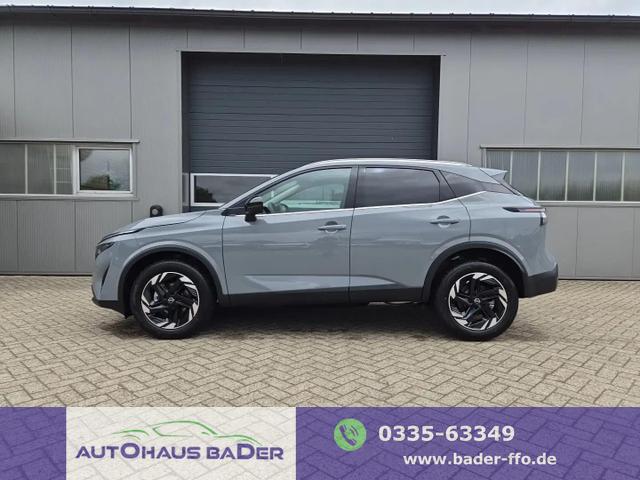 Nissan Qashqai - 1.3 DIG-T MHEV 158 PS X-Tronic N-Connecta Teil-Leder PanoGlasdach Klimaautomatik Sitzheizung Lenkradheizung Navi ACC PDC v+h 360&deg;Kamera DAB Bluetooth Touchscreen Apple CarPlay Android Auto 18"LM