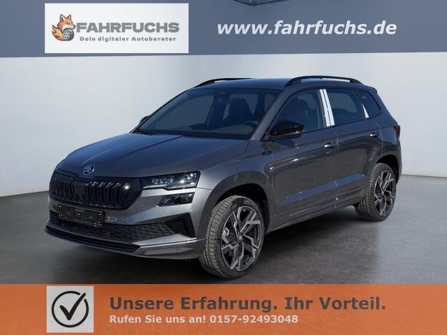 Skoda Karoq - Sportline 1,5 TSI DSG 2ZKlimaautomatik Canton Anh&auml;ngerkupplung Totewinkel Assistent 2 x Einparkhilfe Kamera 19 Zoll Felgen adaptiver Tempomat 5J Garantie