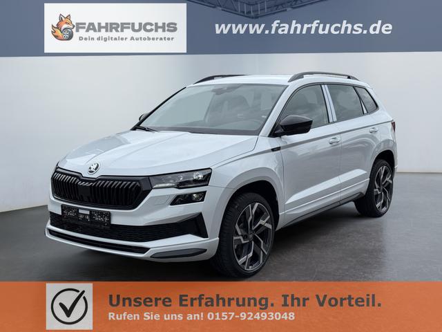 Skoda Karoq - Sportline 1,5 TSI DSG 2ZKlimaautomatik Canton Anh&auml;ngerkupplung Totewinkel Assistent 2 x Einparkhilfe Kamera 19 Zoll Felgen adaptiver Tempomat 5J Garantie