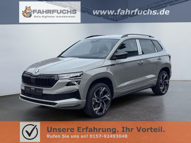 Skoda Karoq - Sportline 1,5 TSI DSG 2ZKlimaautomatik Canton Anh&auml;ngerkupplung Totewinkel Assistent 2 x Einparkhilfe Kamera 19 Zoll Felgen adaptiver Tempomat 5J Garantie