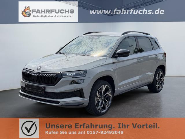 Skoda Karoq - Sportline 1,5 TSI DSG 2ZKlimaautomatik Canton Anh&auml;ngerkupplung Totewinkel Assistent 2 x Einparkhilfe Kamera 19 Zoll Felgen adaptiver Tempomat 5J Garantie