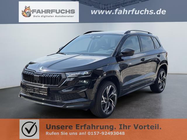 Skoda Karoq - Sportline 1,5 TSI DSG 2ZKlimaautomatik Canton Anh&auml;ngerkupplung Totewinkel Assistent 2 x Einparkhilfe Kamera 19 Zoll Felgen adaptiver Tempomat 5J Garantie