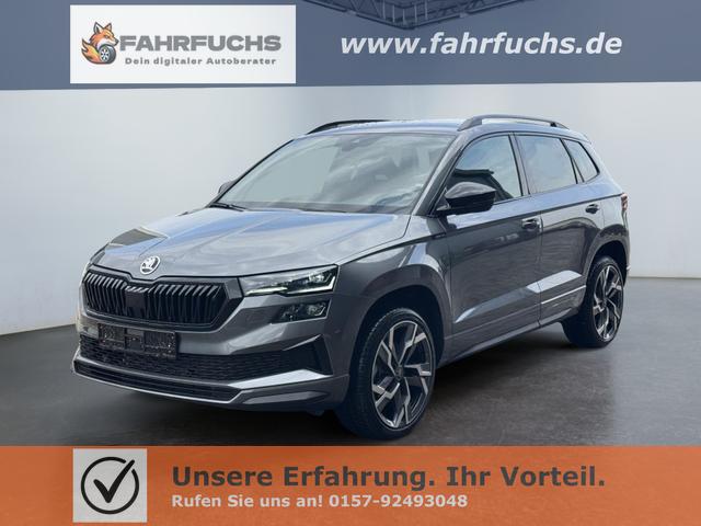 Skoda Karoq - Sportline 1,5 TSI DSG 2ZKlimaautomatik Canton Anh&auml;ngerkupplung Totewinkel Assistent 2 x Einparkhilfe Kamera 19 Zoll Felgen adaptiver Tempomat 5J Garantie