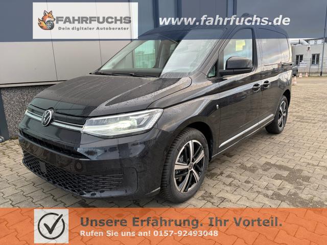 Volkswagen Caddy - Style 1.5 TSI 115PS DSG/AUTOMATIK, SCHWARZ-MET, 17" Alu/Ganzjahresreifen, Winterpaket, ACC-Tempomat, Toter-Winkel, ParkAssist, Parksensoren vo/hi, R&uuml;ckfahrkamera, Radio Ready2Discover 10" + Wireless AppConnect, Climatronic, Abgedunkelte Scheiben, M-Lederlenkra