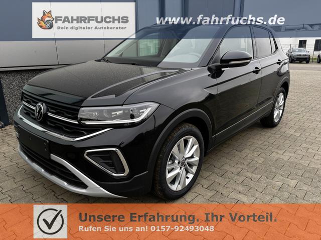 Volkswagen T-Cross - LIFE 1.5 TSI 150PS DSG/AUTOMATIK, Deep-Black-Metallic, Parksensoren v/h, R&uuml;ckfahrkamera, Privacy-Glas, Sitzheizung, Climatronic, IQ LIGHT MATRIX-LED, Radio Ready2Discover+App-Connect, 17" Alu, KEYLESS, Lendenwirbelst&uuml;tze, M-Lederlenkrad, Dachreling