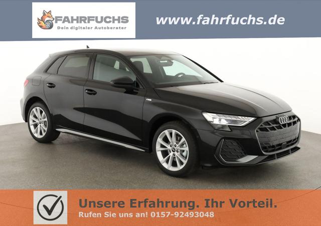 Audi A3 Sportback - TFSI 110 kW S line 35 S-tronic S-LINE, AHK, Matrix, Navi, el. Klappe, Kamera, Winter, 3 J.-Garantie