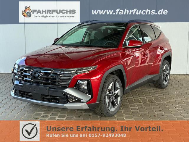 Hyundai TUCSON - E-Motion 1.6 T-GDi 2WD HEV / Panoramadach ACC LED Sitz + Lenkradheizung Navi PDC V&H Kamera Alu 18"
