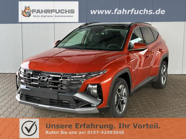Hyundai TUCSON - E-Motion 1.6 T-GDI 2WD 48V DCT / Panoramadach ACC Sitz + Lenkradheizung LED Navi PDC V&H Kamera Alu 18"