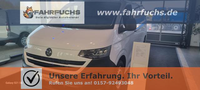 Volkswagen T7 Kastenwagen - Kurzer Radstand 2.0 TDI 81 kW 6-G.,Klima, AHK Vorbereit. Heckfl&uuml;gelt&uuml;ren, Fahrersitzpaket, Beifahrerdoppelsitzbank , Reserverad, Ganzjahresreifen ,Holzbodenbelag und hohe Seitenverkleidung im Laderaum, Au&szlig;enspiegel elektr. klappbar, 70 L Tank, sofort ab Lager