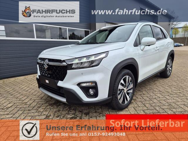 Suzuki S-Cross - Comfort+ 110PS Automatik MHEV 1.4 Boosterjet Teilleder Navi Klimaautomatik Sitzheizung ACC PDC v+h 4x Kamera Suzuki-Radio Apple CarPlay Android Auto Touchscreen 2xKeyless 17-LM