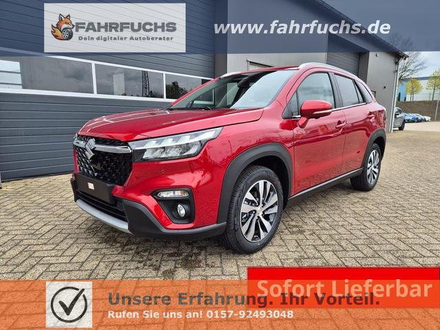 Suzuki S-Cross - Comfort+ 110PS Automatik MHEV 1.4 Boosterjet Teilleder Navi Klimaautomatik Sitzheizung ACC PDC v+h 4x Kamera Suzuki-Radio Apple CarPlay Android Auto Touchscreen 2xKeyless 17-LM