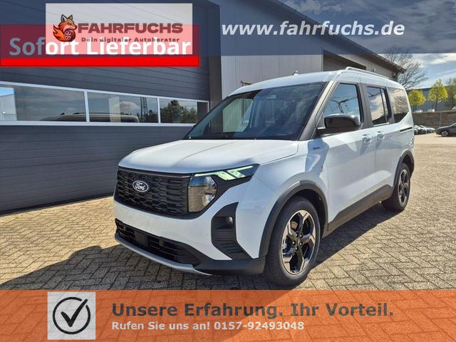 Ford Tourneo Courier - 1.0 EcoBoost 125PS Active Teil-Leder Sitzheizung Lenkradheizung Klimaautomatik PDC v+h R&uuml;ckf.-Kamera ACC TWA Frontscheibe beheizb. Ford-Navi SYNC4 Apple CarPlay + Android Auto