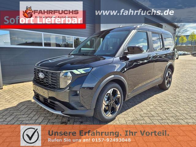 Ford Tourneo Courier - 1.0 EcoBoost 125PS Active Teil-Leder Sitzheizung Lenkradheizung Klimaautomatik PDC v+h R&uuml;ckf.-Kamera ACC TWA Frontscheibe beheizb. Ford-Navi SYNC4 Apple CarPlay + Android Auto