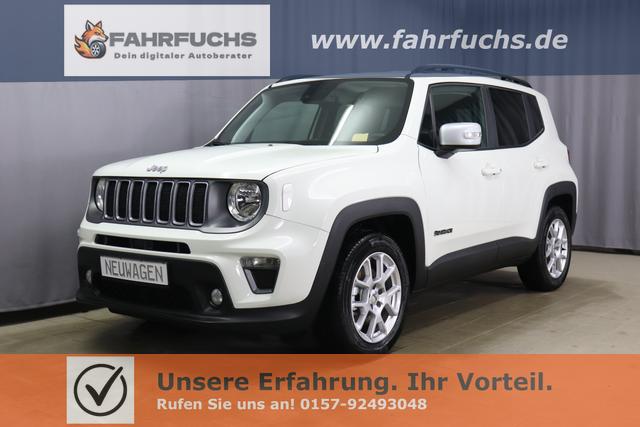 Jeep Renegade - Limited 1.5 T4 DCT7 e-Hybrid 96kW, Winter-Paket, 8.4"-Navigationssystem, Radio DAB, AppleCarPlay&AndroidAuto, Tempomat, LaneSense, Lichtsensor, Nebelscheinwerfer, 17"-Leichtmetallfelgen, uvm.