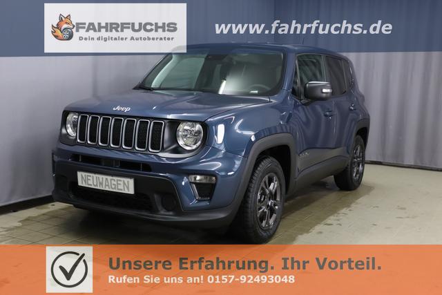 Jeep Renegade - Longitude 1.6 Multijet 16V 96kW, 2-Zonen Klimaautomatik, 8.4"Navigationssystem, AppleCarPlay&Android Auto, LaneSense, Regensensor, Tempomat, Notrufsystem, abgedunkelte Scheiben, 16"-Leichtmetallfelgen, uvm.