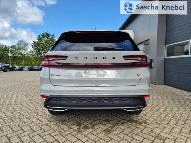 Kodiaq Sportline 1.5 TSI 204PS PHEV DSG schwenkb. AHK elektr. PanoDach HUD Alcantara PDC v+h 360&deg;Kamera CANTON Sound Klimaautomatik Sitzheizung Lenkradheizung Navi Apple CarPlay Android Auto 2xKeyless 19"LM vollelektr. Reichweite 116KM 