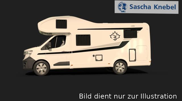 Alkoven A690 Eco-Modus Dachluke Dinette 