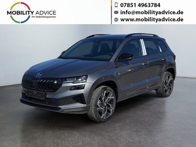 Skoda Karoq - Sportline 1,5 TSI DSG 2ZKlimaautomatik Canton Anh&auml;ngerkupplung Totewinkel Assistent 2 x Einparkhilfe Kamera 19 Zoll Felgen adaptiver Tempomat 5J Garantie
