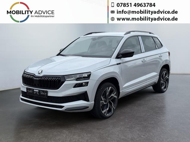 Skoda Karoq - Sportline 1,5 TSI DSG 2ZKlimaautomatik Canton Anh&auml;ngerkupplung Totewinkel Assistent 2 x Einparkhilfe Kamera 19 Zoll Felgen adaptiver Tempomat 5J Garantie