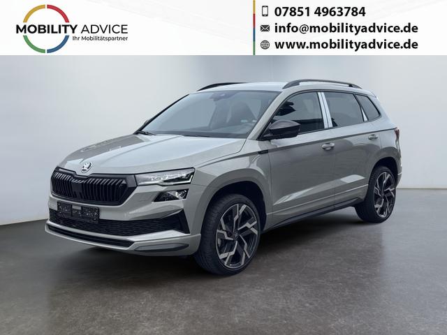 Skoda Karoq - Sportline 1,5 TSI DSG 2ZKlimaautomatik Canton Anh&auml;ngerkupplung Totewinkel Assistent 2 x Einparkhilfe Kamera 19 Zoll Felgen adaptiver Tempomat 5J Garantie