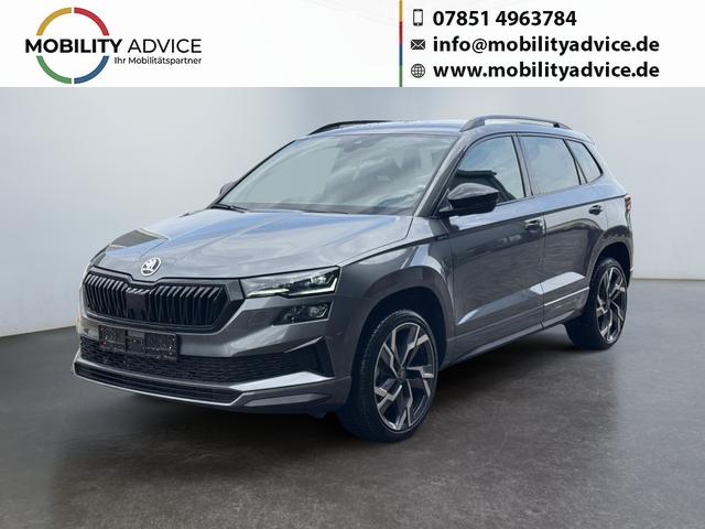 Skoda Karoq - Sportline 1,5 TSI DSG 2ZKlimaautomatik Canton Anh&auml;ngerkupplung Totewinkel Assistent 2 x Einparkhilfe Kamera 19 Zoll Felgen adaptiver Tempomat 5J Garantie