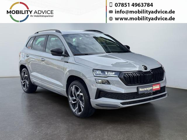 Skoda Karoq - Sportline 2,0 TSI 4x4 DSG 2ZKlimaautomatik Canton Anh&auml;ngerkupplung Totewinkel Assistent 2 x Einparkhilfe Kamera 19 Zoll Felgen adaptiver Tempomat 5J Garantie