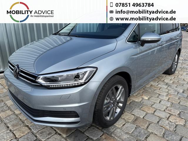 Volkswagen Touran - Comfort Plus Edition 1.5 TSI EVO2 110kW/150PS 7DSG 7-Sitzer-el. AHK inkl. TrailerAssist-Navi-LED-Kessy-R&uuml;ckfahrkamera-Parklenkassist-el.Heckklappe-ACC-3-Zonen Klimaautomatik-Winterpaket-Chrompaket-17''Alu-sofort verf&uuml;gbar