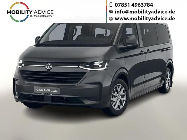 Volkswagen T7 Caravelle - Style 2.0 TDI 110 kW 6-Gang Schaltgetriebe, 8 Sitze, I.Q. Light, Licht & Sicht Paket, Navigationssystem Discover Media,, Klimaautomatik f&uuml;r 3 Zonen, Fahrerassistenzpaket PLUS, dunkel eingef&auml;rbte Scheiben, 70 L Tank, elektrische Zusatzheizung ,Langer Radstand