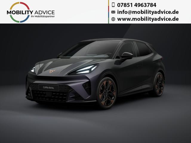 Cupra Raval - Endurance Vollelektrisch 155 kW (211 PS) Paket Drive mit Park Assit + 360&deg; Kamera, Light & Sound Sennheiser, Dynamik,Schalensportsitze elektrisch einstellbar,, Winterpaket, angezeigte Felgen gegen Mehrpreis