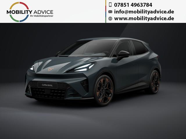 Cupra Raval - Endurance Vollelektrisch 155 kW(211 PS) Drive Paket: Park Assist Intelligente mit Remote, LED+ dynamische Bl Sportsitze, Leichtmetallfel&ouml;gen 18, Area View 360&deg; Kanmera, Travel Assist, Anh&auml;ngerkupplung, Winterpaket, Klimaautomatik, Felgen gegen Mehrpreis