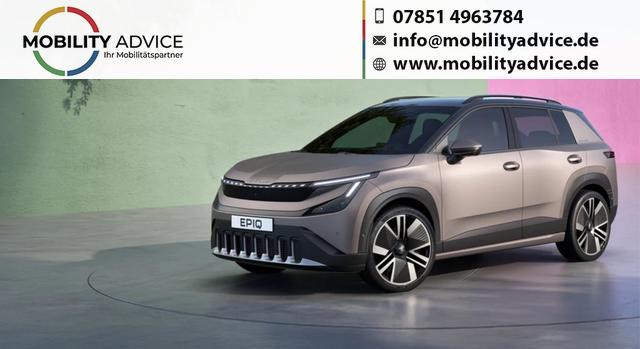 Skoda Epiq - Selection 155 KW (210 PS) Batterie 66 kW, Klimaautomatik 1 Zone, Leichtmetallfelgen 17 Zoll"Guan", ACC, Full-LED, AHK Vorbereitung,PDC , Infotainment 13, Side Assit, Full Airbags, Licht & Sicht Paket,Dachreling,Au&szlig;enspiegel abblendbar,Smart Link,